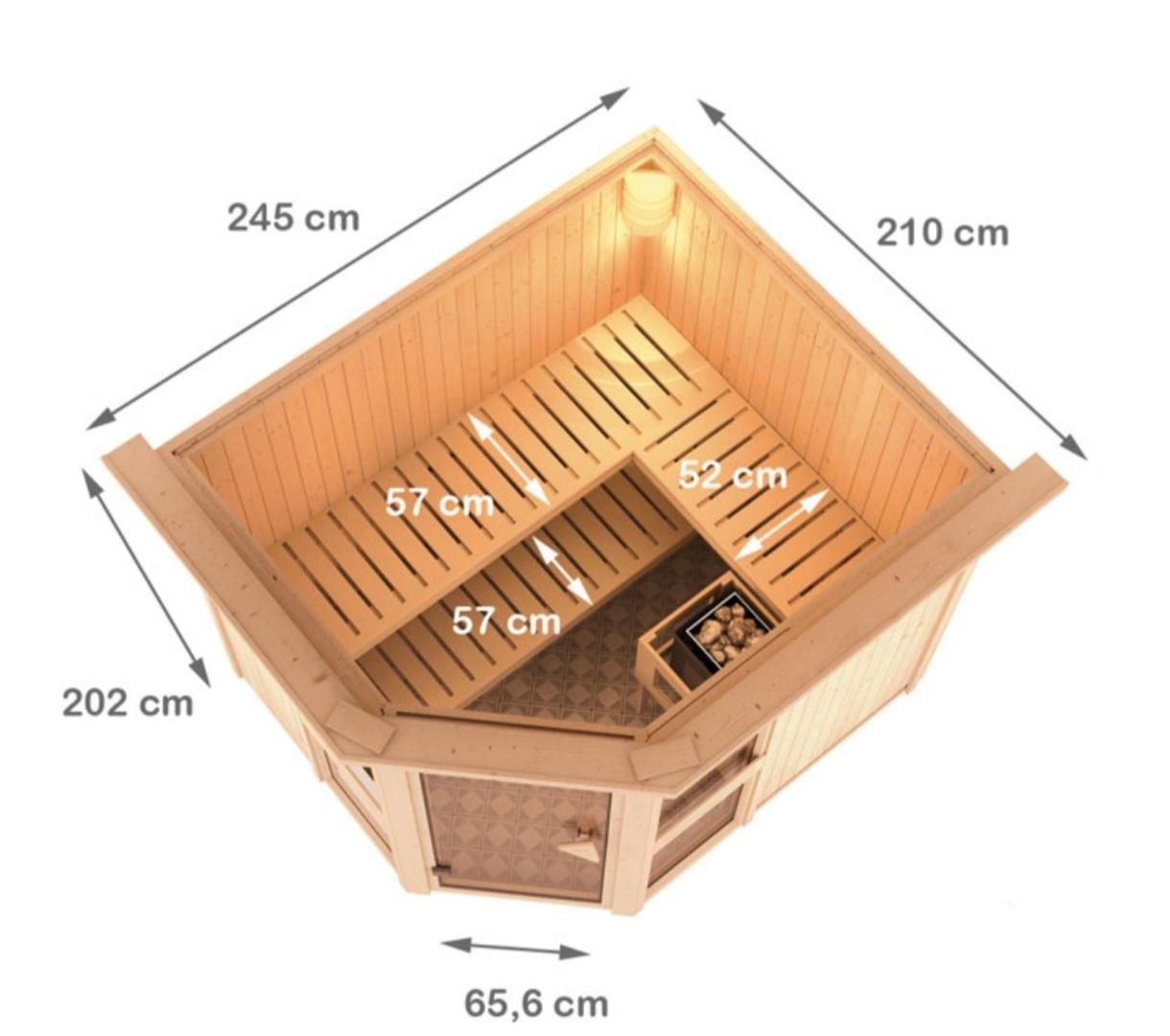 베르겐 아우프 뤼겐 Die große Klecks mit Sauna 아파트 외부 사진